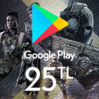 Google Play 25 TL Hediye Kartı