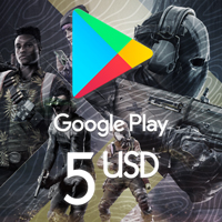 Google Play 5 USD Gift Card