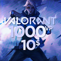 Valorant 1.000 VP - 10 USD